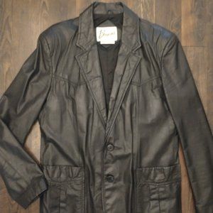 Vintage Berman's Leather Sports Coat